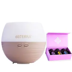 GENERICO - Difusor Pétalo de doTERRA + kit de Aceites Esenciales - Original