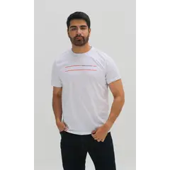 L Y H - T-Shirt Para Hombre Manga Corta Blanco Marca L&H Ref 4K109097