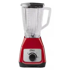 OSTER - Licuadora BLSTKAP 1.25 L Roja Con Vaso De Plástico 127V