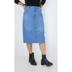 L Y H - Falda Para Mujer Azul Marca L&H Ref 1Ab414002
