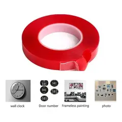 GENERICO - Cinta Doble Cara PET Transparente SH-338 2 cm x 50 m
