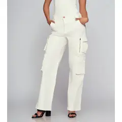 DEREK - Jean Para Mujer Cargo