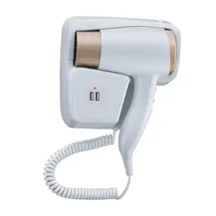 GENERICO - Secador De Pared Compacto Con USB Ideal Para El Hogar