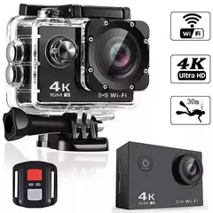 ONE PIXEL - Camara Deportiva 4K Ultra HD Wifi Con Control Resistente