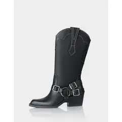 STIVALI - Bota Texana Bowie Negro