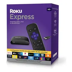 ROKU - Express Convertidor Smart Tv Wifi Negro Tipo De Control