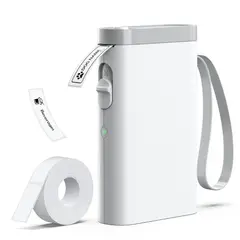 TECNOHOGAR JS - Mini Impresora Etiqueta Termica Portátil Bluetooth Celular