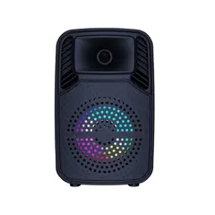 GENERICO - Parlante Portátil JBK-445 Bluetooth USB Micro SD y FM Compacto y Resistente para Viajes