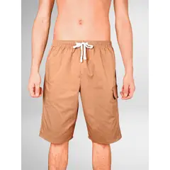 SHAKTIS - Bermuda unicolor dril strech 2424