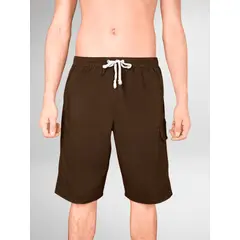SHAKTIS - Bermuda unicolor dril strech 2424
