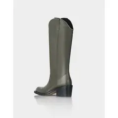 STIVALI - Bota Texana Bravia Verde Oliva