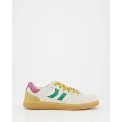 COOLWAY - TENIS MODA GOAL PARA MUJER BEIGE