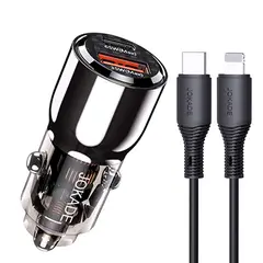 GENERICO - Cargador Carro Carga Rápida Usb-lightning 100w Para iPhone JokadeJ026