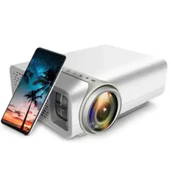 COLME TECHNOLOGY HOME - Mini Proyector LED Video Beam 2000lm HD Wifi Miracast YG530