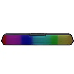 GENERICO - Barra de Sonido Bluetooth-6W Potente USBSDFMAUX + Luces RGB