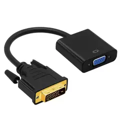 JALTECH - CABLE CONVERTIDOR DVI MACHO 24X1 A VGA HEMBRA 25 CM REF 11082