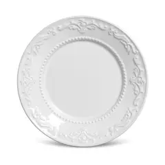 PORTO - PLATO POSTRE ENTRADA ACANTHUS BRANCO