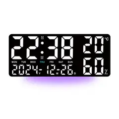 GENERICO - Reloj Digital Pared Led Fecha Temperatura GH9002