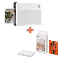XIAOMI - Combo Impresora Portable Photo Printer 1S + Papel X20