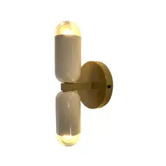 GENERICO - Lámpara de Muro PUNAL con 2 Luces y Diseño Moderno