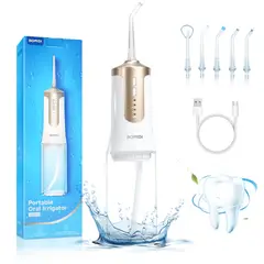 GENERICO - Irrigador Bucal Portátil Limpiador Dental Con Chorro De Agua Alta Presión Para Dientes Bomidi