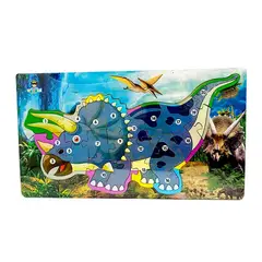 GENERICO - Rompecabezas Dinosaurio Aprendizaje Abecedario Didactico