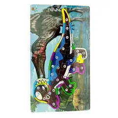 GENERICO - Rompecabezas Dinosaurio Aprendizaje Abecedario Didactico