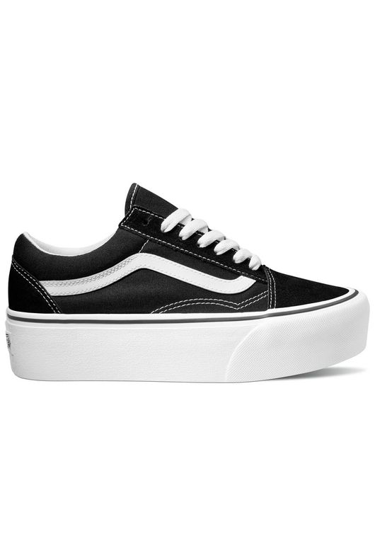 Imagen de Tenis Mujer Ua Old Skool Stackfo Negro
