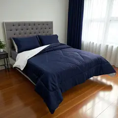 HOGARETO - EDREDON JACQUARD DOBLE FAZ CAMA 140X190CM