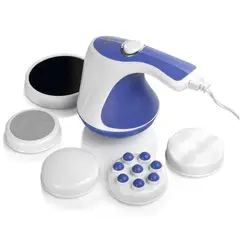 ONE PIXEL - Masajeador Eléctrico Corporal Relax & Tone Cabezales Azul