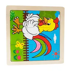 GENERICO - Rompecabezas Interactivo 3d Juego Didactico Personaje Color