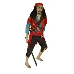 USA - Escultura Gigante Pirata Morgan En Fibra De Vidrio
