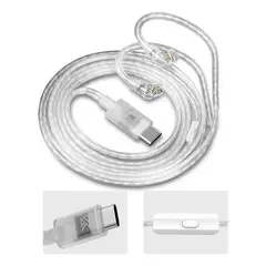KZ - Cable USB-C con Micrófono Compatible con ZSN ProEDX ProCastor