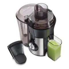 HAMILTON BEACH - Extractor De Jugo De 2 Velocidad Plateado