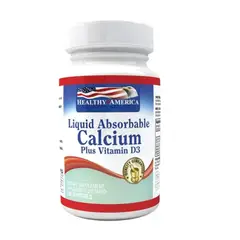HEALTHY AMERICA - CALCIO + VITAMINA D3 X 100 UNIDADES/