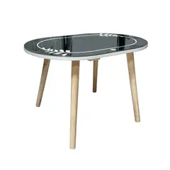 DIMATEX LEON - Mesa De Centro Decorativa Con Espejo Y Luz Led Refeva