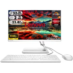 LENOVO - TODO EN UNO AIO 3 AMD RYZEN 5-7430U SSD 2TB RAM 32GB LED 24" FHD