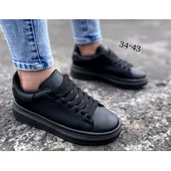 URBAN PLUS - TENIS UNISEX COLOR NEGRO