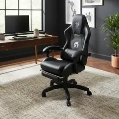 ZER - Silla Gamer Reclinable con Reposapiés Ergonómica en Oferta - Roja