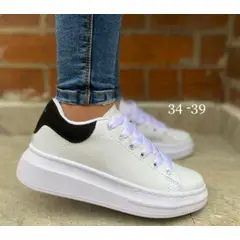 URBAN PLUS - TENIS UNISEX COLOR NEGRO