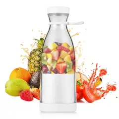 GENERICO - Mini batidora eléctrica portátil de 420 ml recargable
