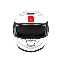 MT HELMETS - CASCO MT EXODUS SV SOLID A0 BLANCO BRILLO TALLA XXL