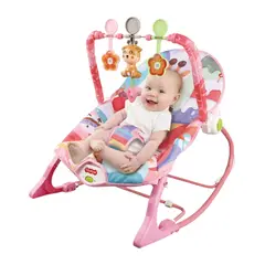 AMERICAN GENERICS - Silla Mecedora Vibracion Relajante Musical Crececonmigo Bebe