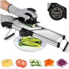 ONE PIXEL - Mandolina Cortador Verduras Multi Picador Vegetales 9 En 1