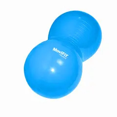 MOVIFIT - Balón De Pilates y Rehabilitación Tipo Nuez 85x35cm PVC Azul