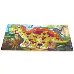 GENERICO - Rompecabezas Dinosaurio Aprendizaje Abecedario Didactico