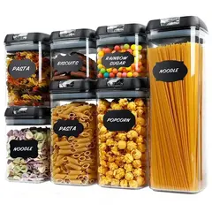 ONE PIXEL - Set Recipientes Organizadores De Alimentos Herméticos Para Tu Cocina X7