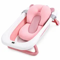 ONE PIXEL - Bañera Tina Para Bebe Plegable Cojín Sensor Temperatura