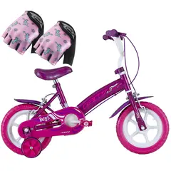 GW - Bicicleta Niña Rin 12 Bugs Con Accesorios