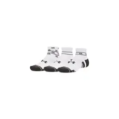 UNDER ARMOUR - Medias Unisex PRF TCH NVLTY 3P QTR Blanco